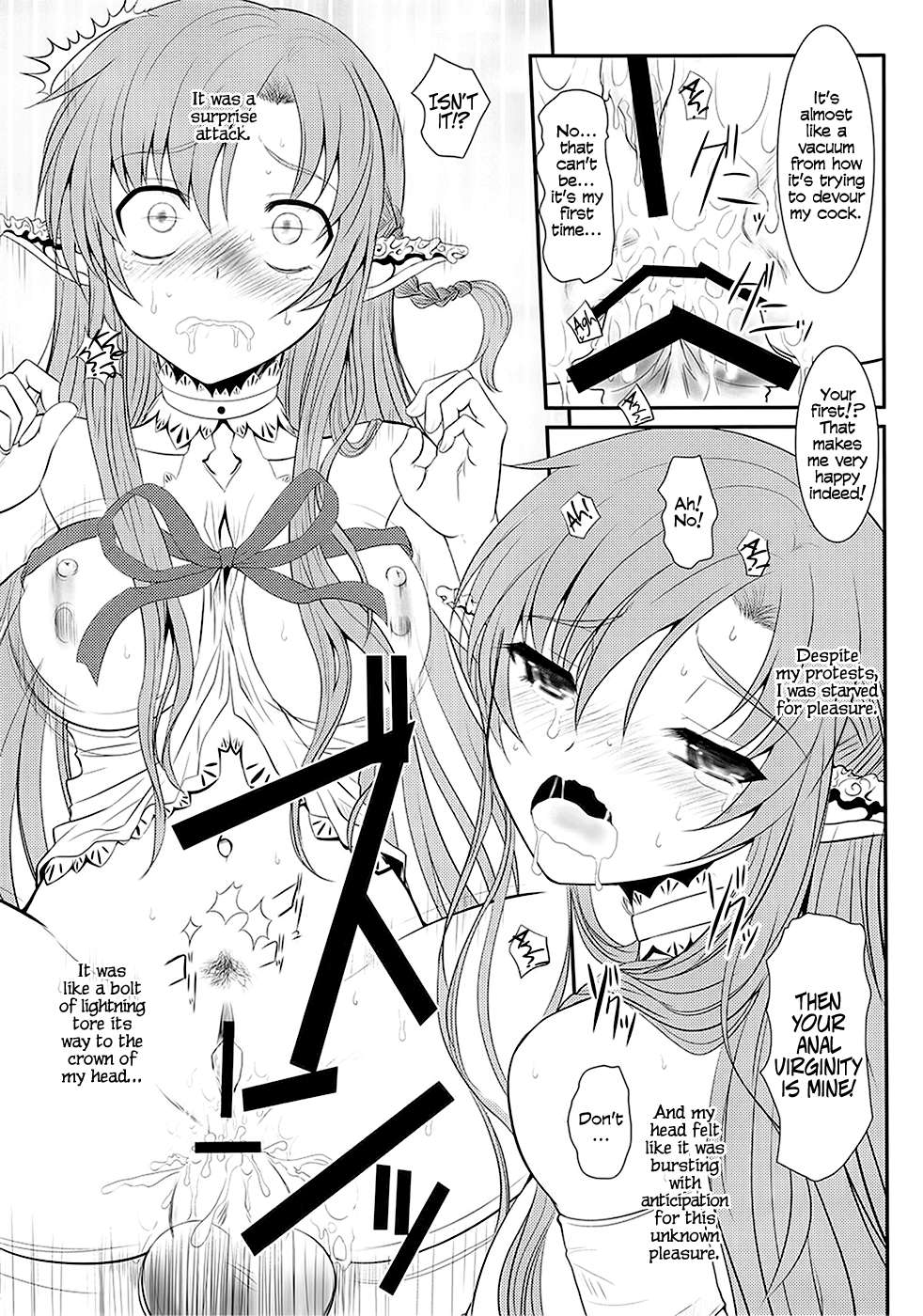 Slave Asuna Online page 24