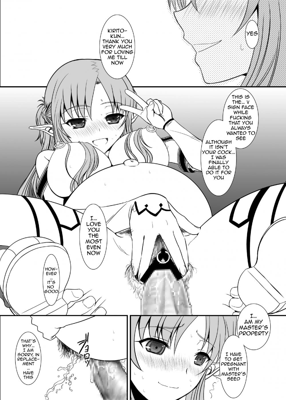 Slave Asuna Online page 37