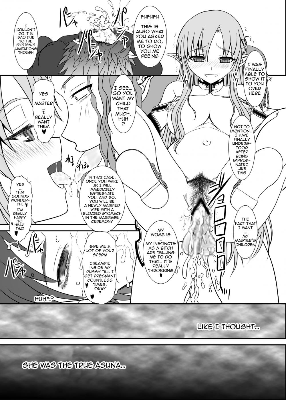 Slave Asuna Online page 38