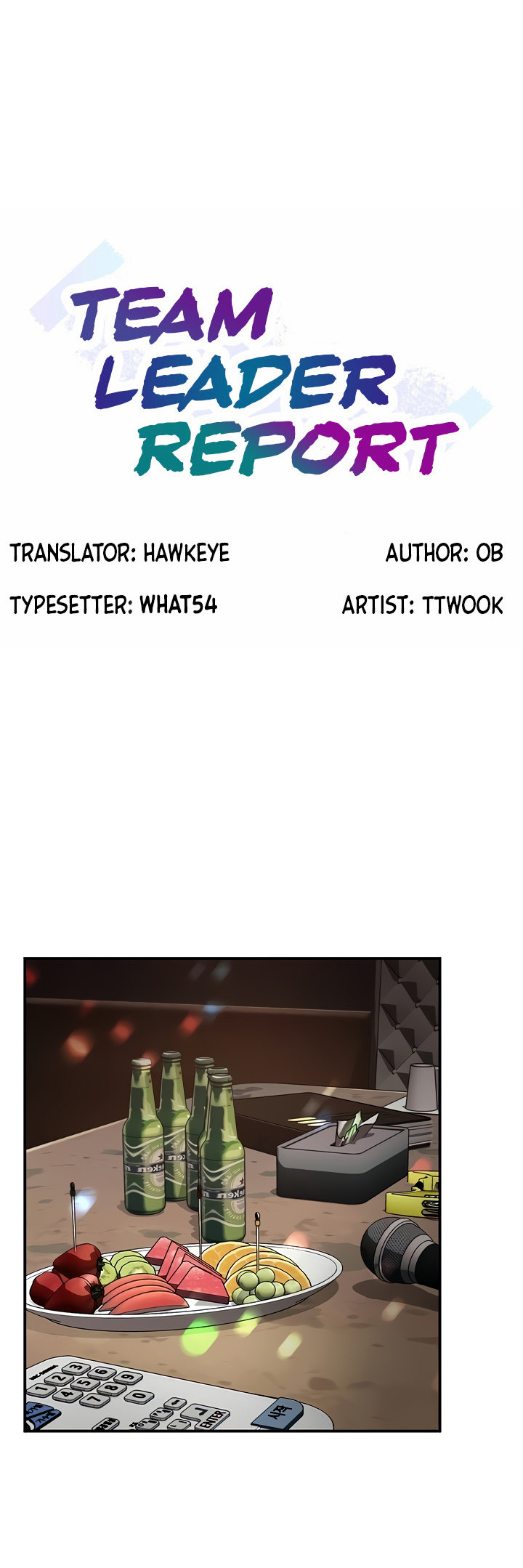 Team Leader Report page 1