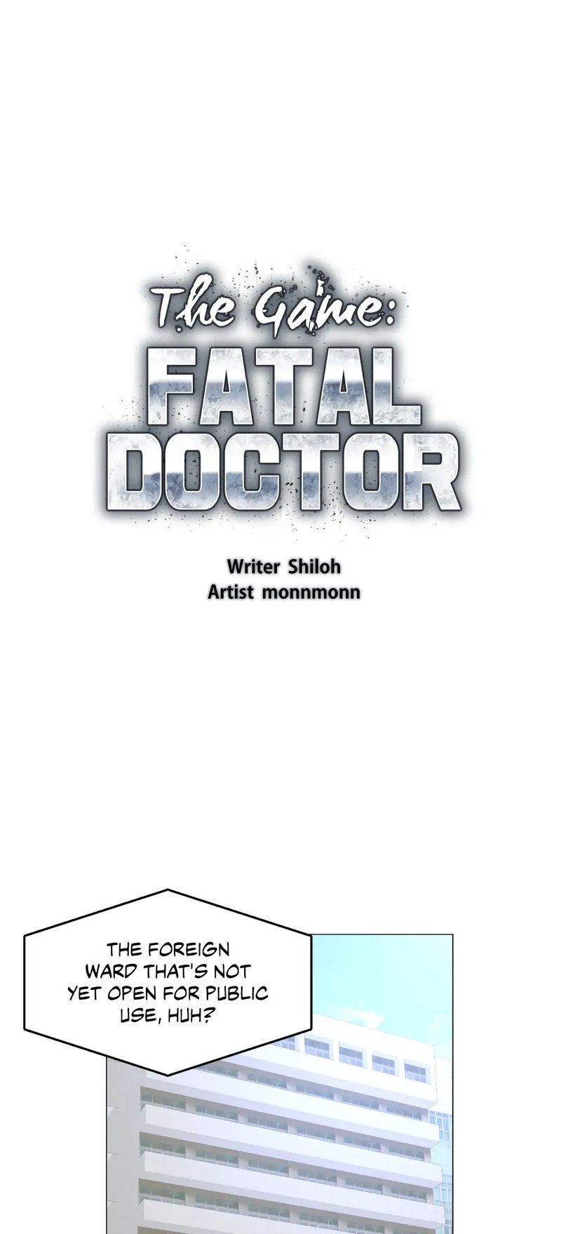 The Game: Fatal Doctor page 1