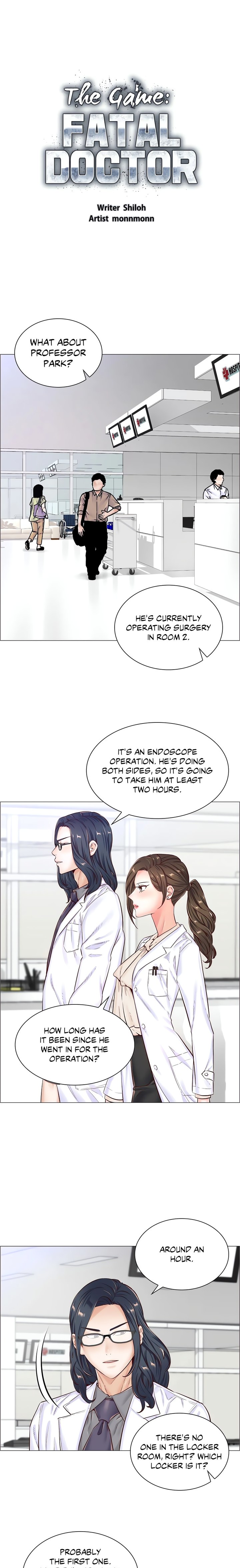 The Game: Fatal Doctor page 1