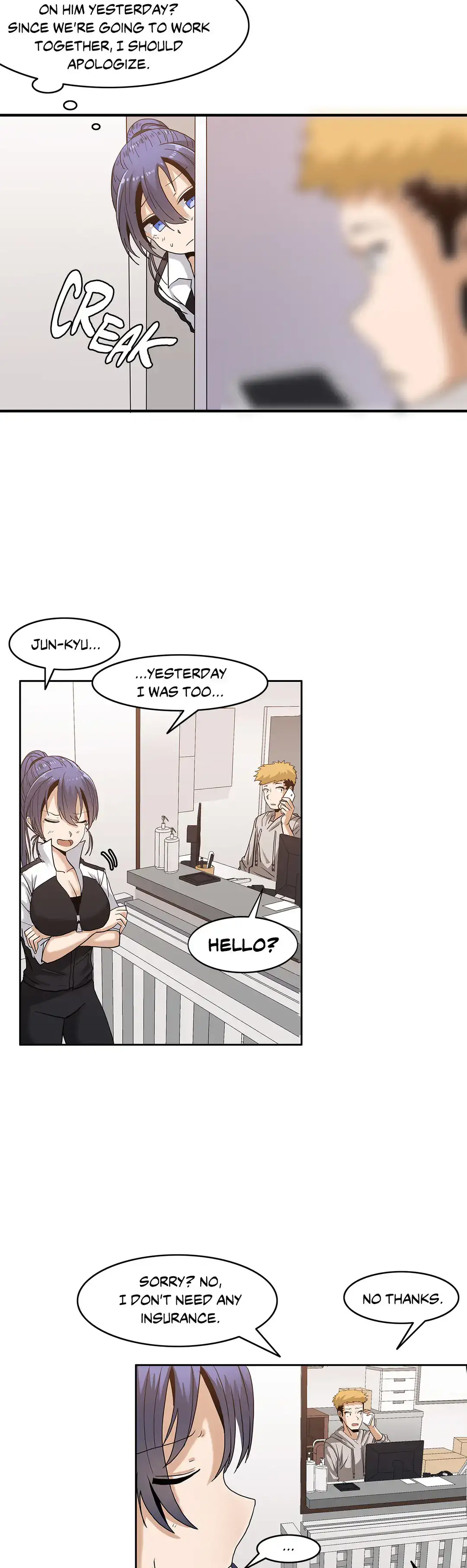 The Girl That Wet the Wall page 9
