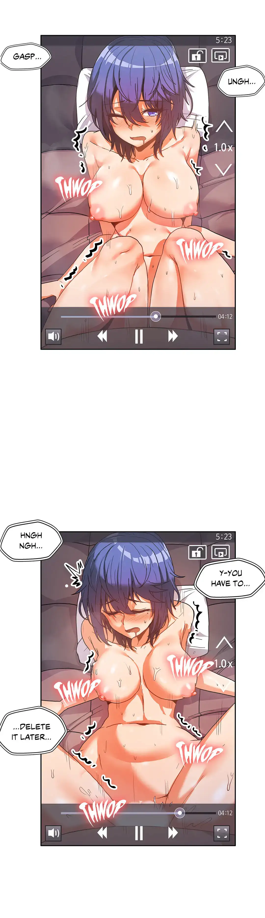 The Girl That Wet the Wall page 18