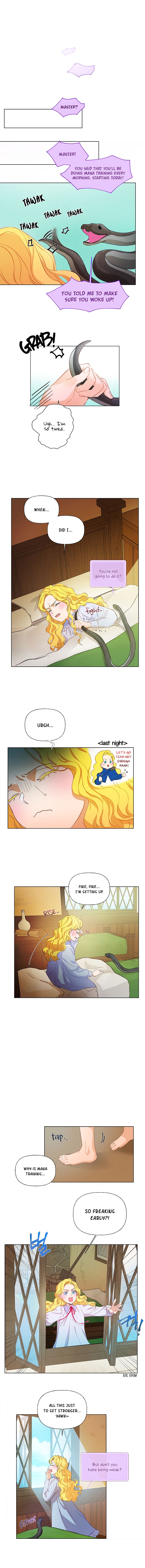 The Golden Haired Elementalist page 1