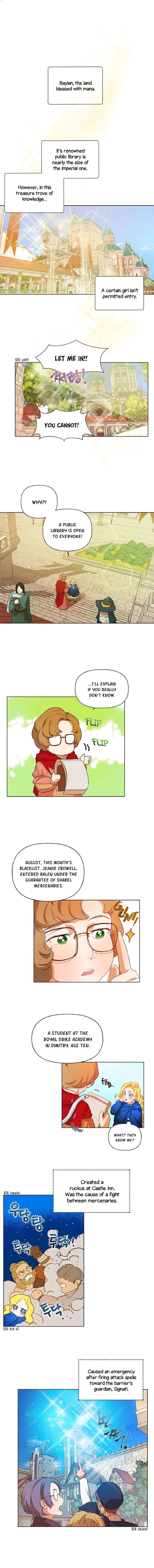 The Golden Haired Elementalist page 1