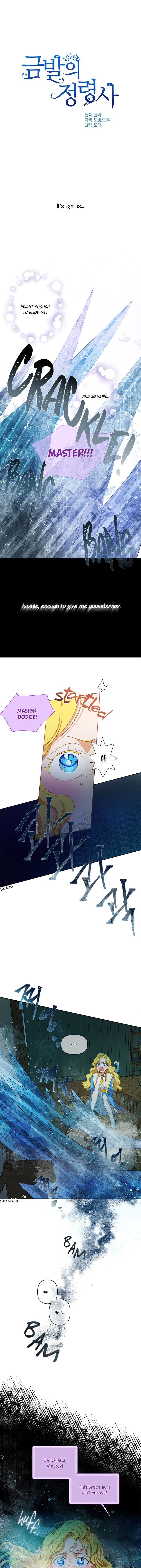 The Golden Haired Elementalist page 1