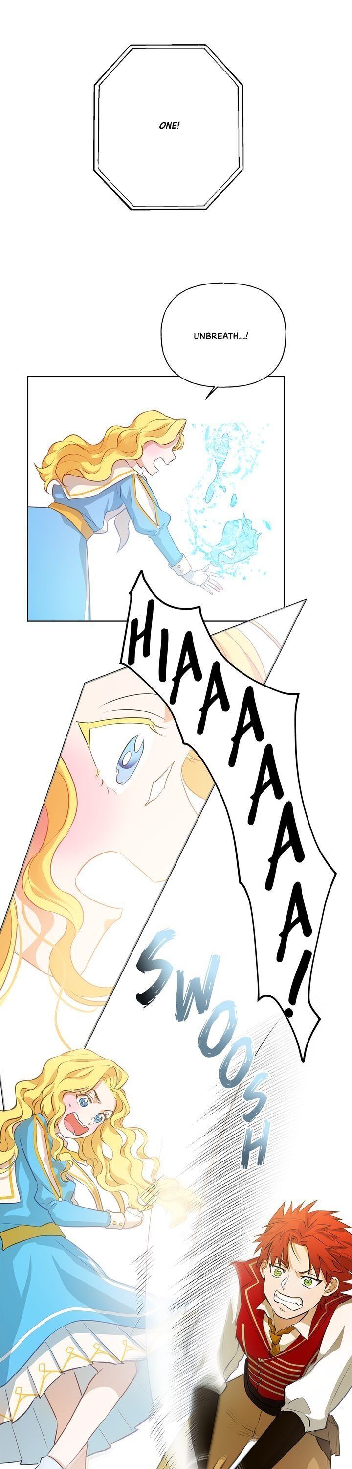 The Golden Haired Elementalist page 1