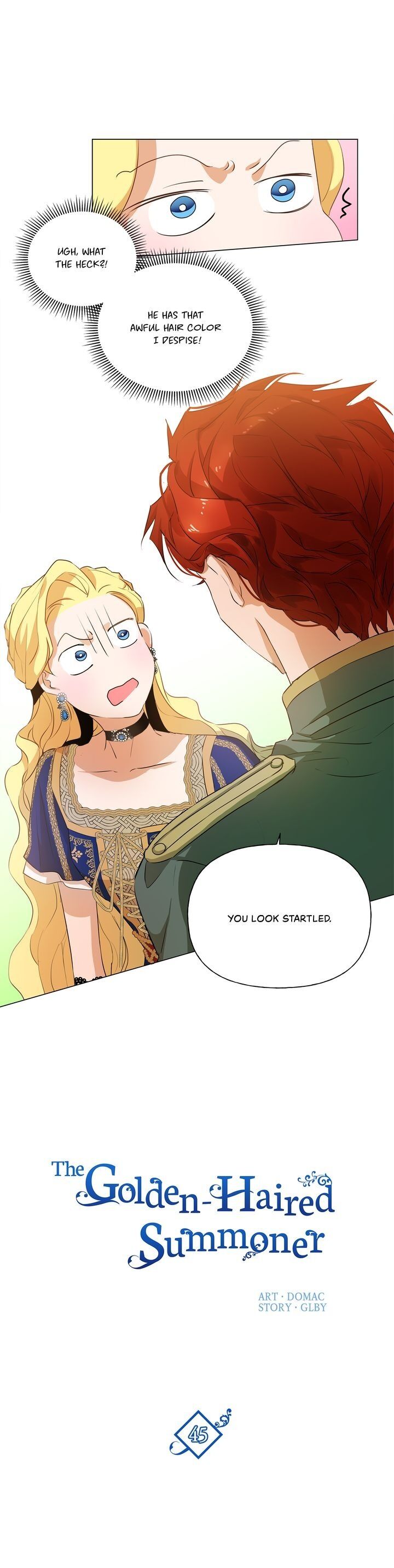 The Golden Haired Elementalist page 1