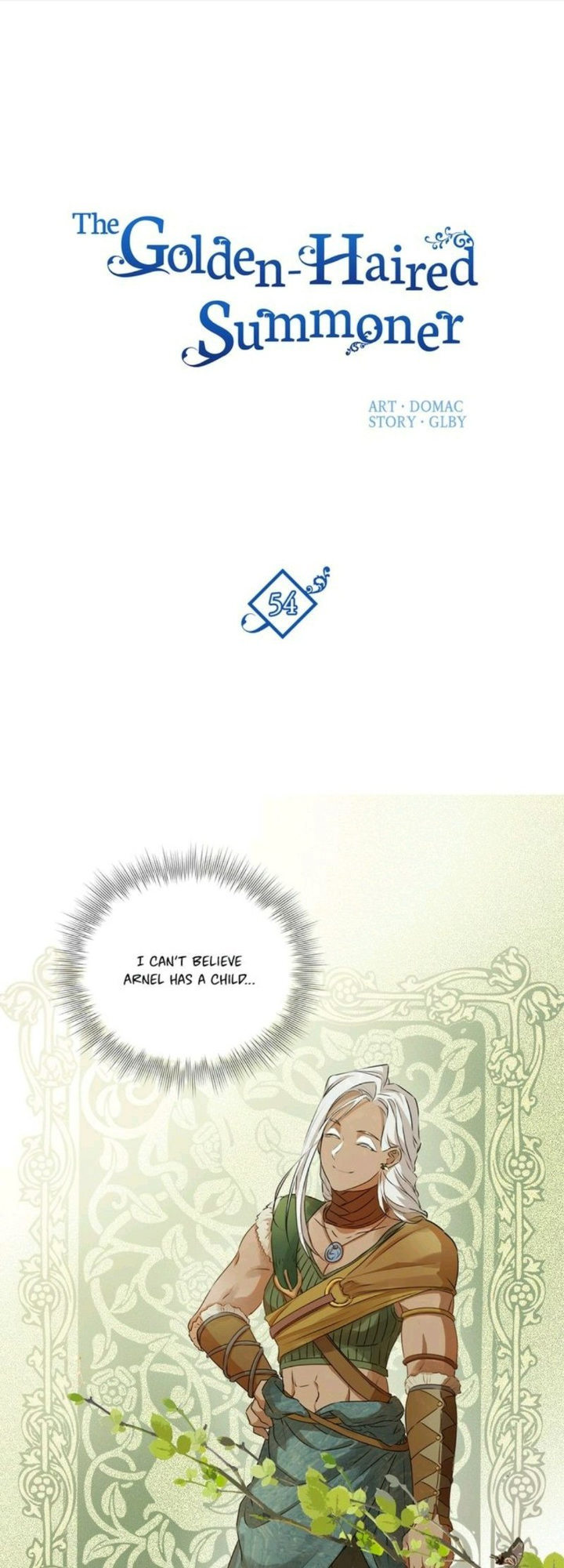 The Golden Haired Elementalist page 1