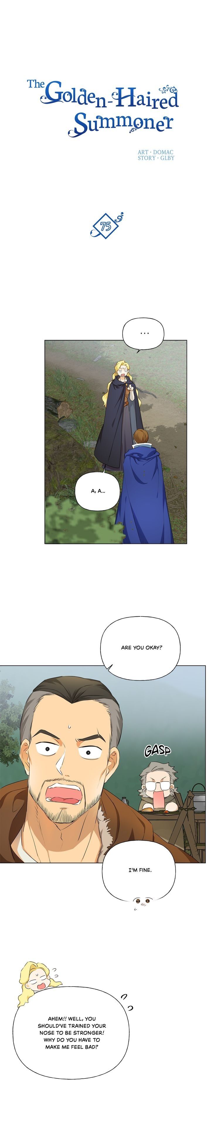 The Golden Haired Elementalist page 1