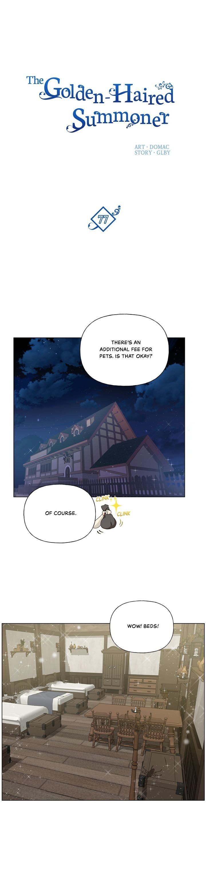 The Golden Haired Elementalist page 1