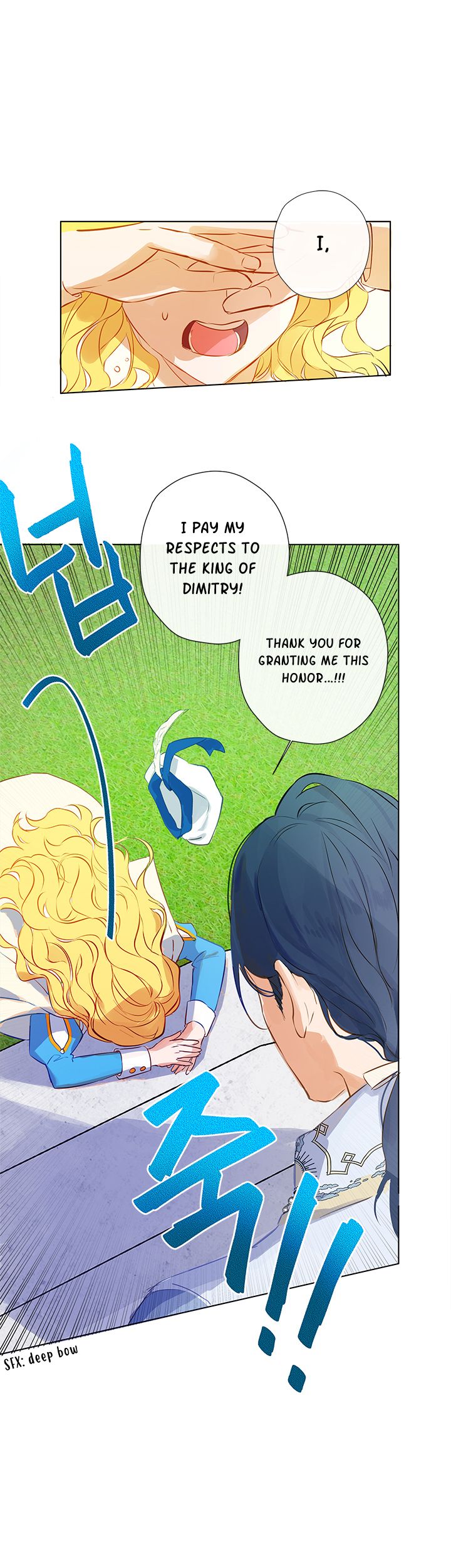 The Golden Haired Elementalist page 1