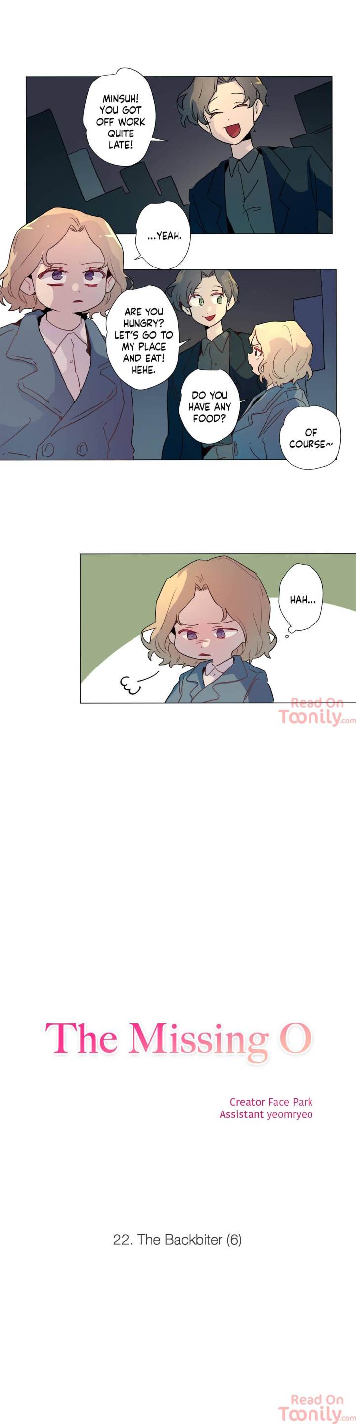 The Missing O page 1
