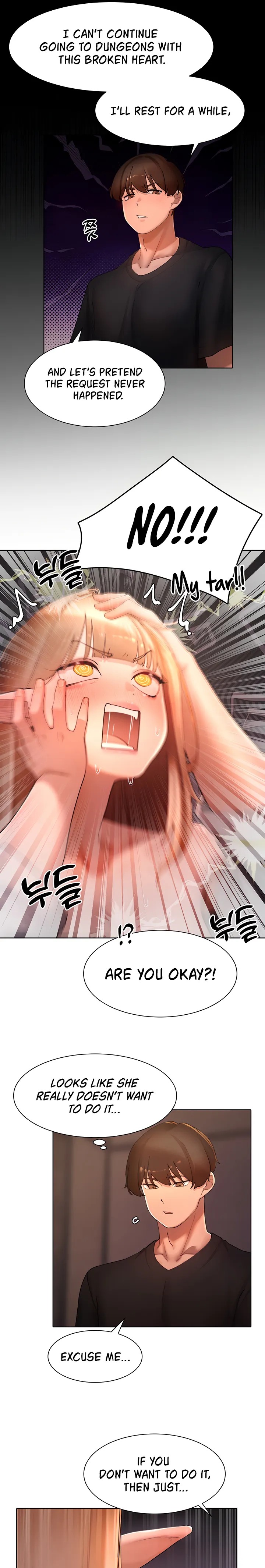 The Protagonist Gets Stronger When He Fucks the Female Hunter page 10