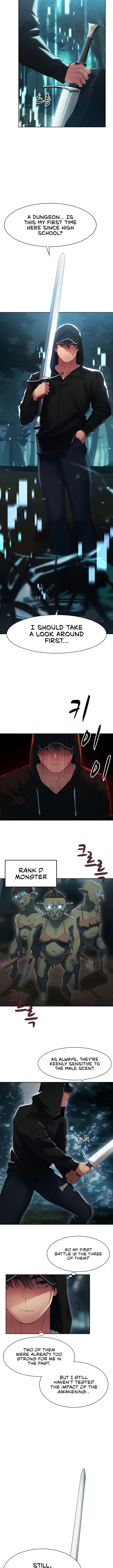 The Protagonist Gets Stronger When He Fucks the Female Hunter page 8