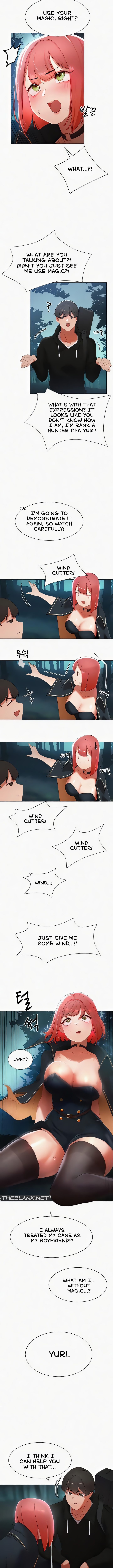 The Protagonist Gets Stronger When He Fucks the Female Hunter page 10