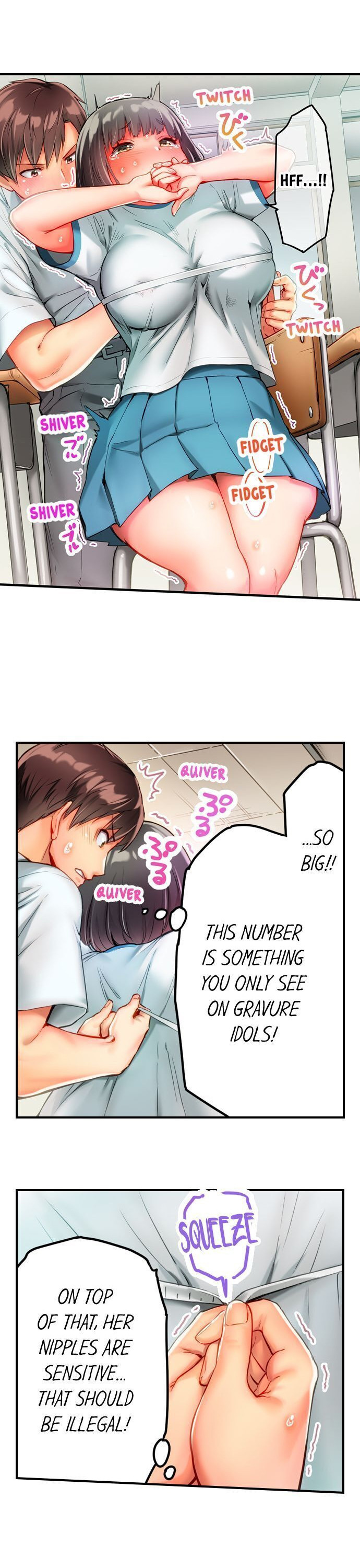 This Slouching Girl’s Nipples are So Sensitive! page 7